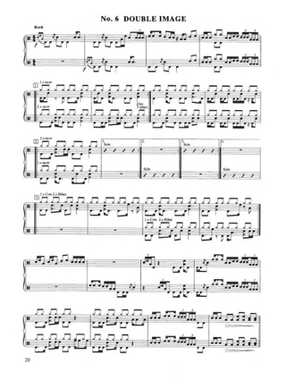 6 Duets for Drumsets - Bomhof Gert - Partition
